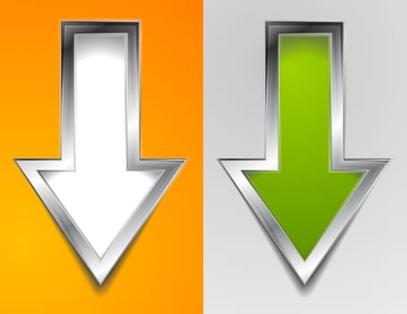 Abstract elegant arrows. Vector background eps 10