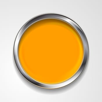 Abstract round shape with silver frame. Vector background eps 10