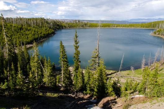 Yellowstone Lake in Yellowstone National Park
