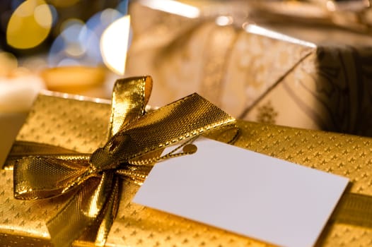 Christmas Gifts with blank tags special occasion
