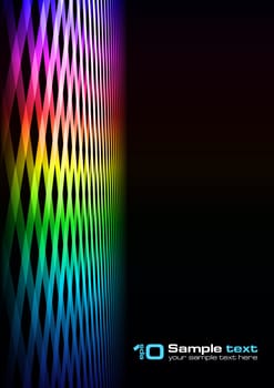 Abstract vector eps10 glowing background. For your design.