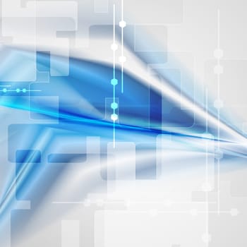 Abstract bright blue background. Vector design eps 10