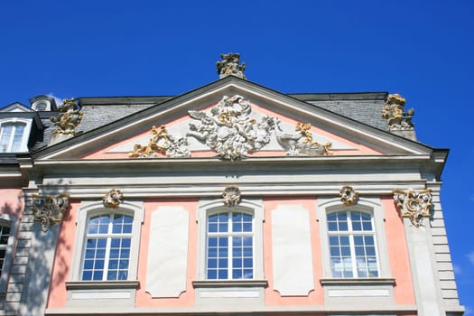 Partial view of the Kurfürstliches Palais in Trier,Germany