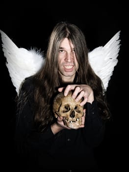 angle with skull