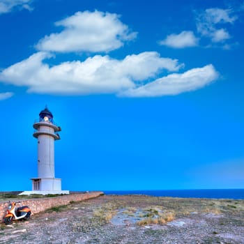 Barbaria Berberia Cape Lighthouse Formentera  in Balearic Islands