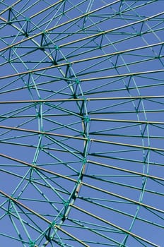 detail of a carousel ferris wheel