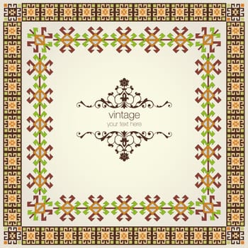 border elements of the old motifs created