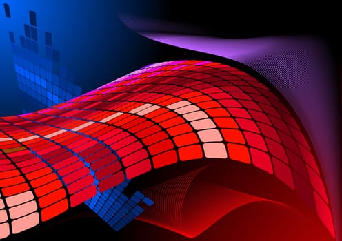 Vector illustration of digital background #2