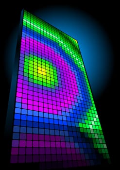 Vector illustration of digital background #1