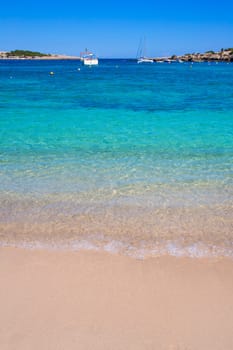 Ibiza Port des Torrent near San Antonio beach in Balearic Islands Spain