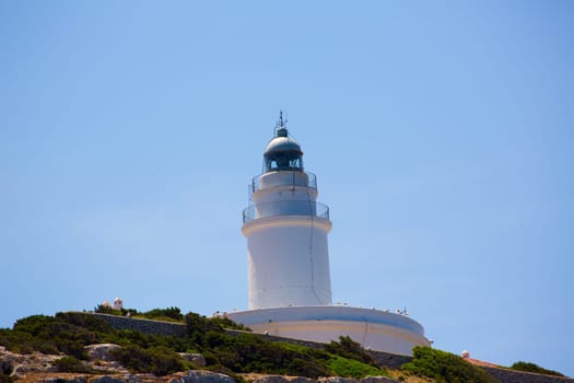 Ibiza Sa Conillera Conejera island lighthouse in San Antonio