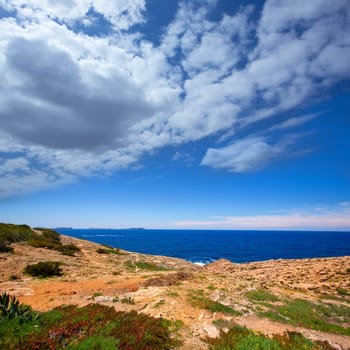 Ibiza Satorre in San Antonio Abad mediterranean view at Balearic isands
