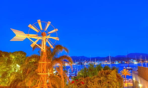 Ibiza San Antonio Abad Sant Antoni Portmany sunset in Balearic islands