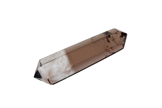 A smoky quartz as a double end,exempted