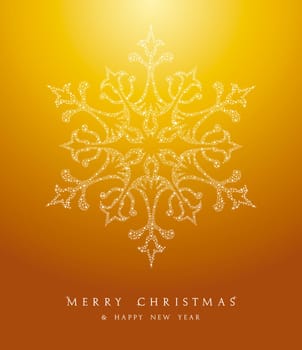 Luxury Merry Christmas snowflakes, season elements and stars background. EPS10 vector file organized in layers for easy editing.