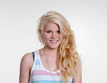 pretty blonde woman