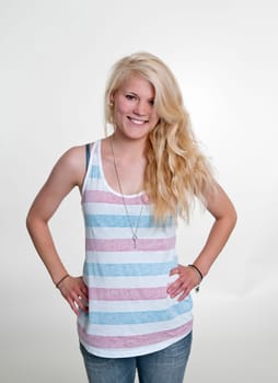 cheerful girl