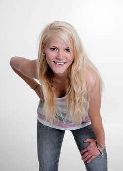 cheerful girl
