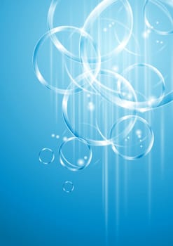 Abstract blue hi-tech background. Vector design eps 10