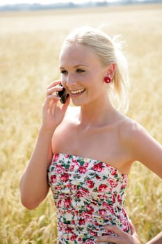 Young woman with smartphone