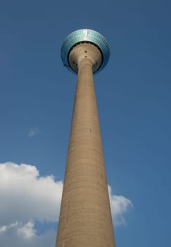 The Rhine Tower in Düsseldorf in Germany
