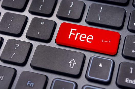 A free message on enter key of keyboard, for conceptual usage.