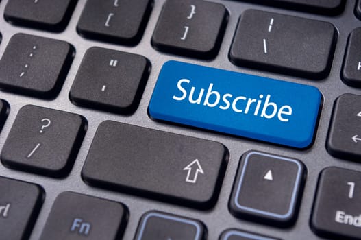 a subscribe message on keyboard enter key, for conceptual usage.