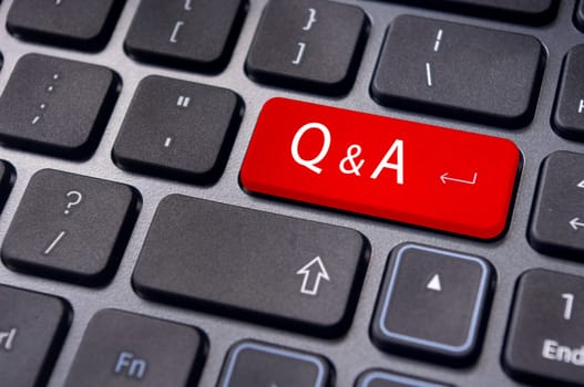 Q&A on enter key of keyboard, for conceptual usage.