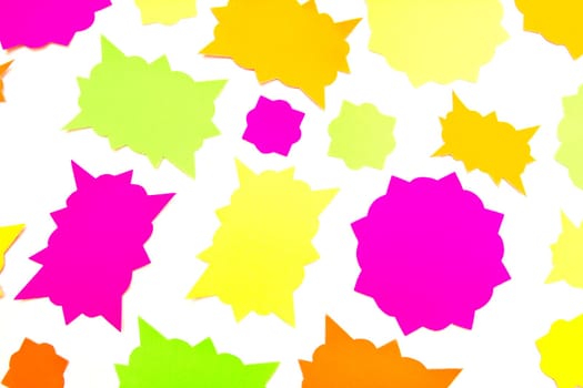 Lots of cartoon bubbles background.