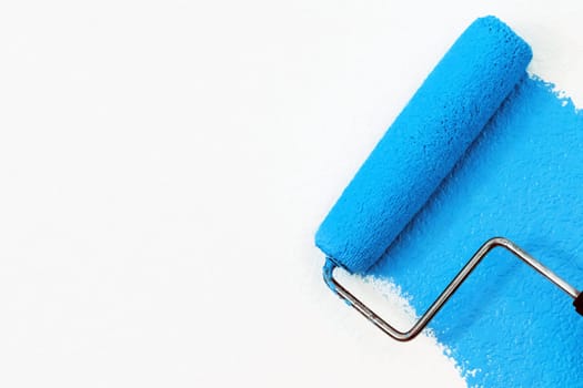 blue paint