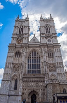 Westminster Abbey, in the city of London, England.