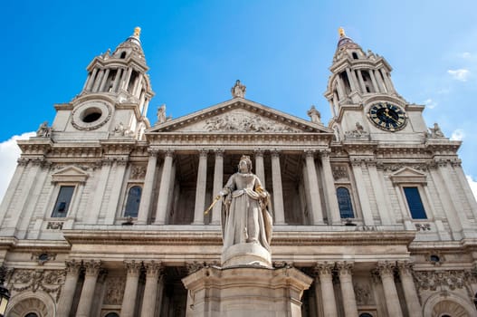 St Paul's Cathedral, in the city of London, England.