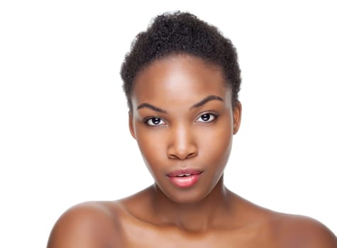 Black beauty with short hair