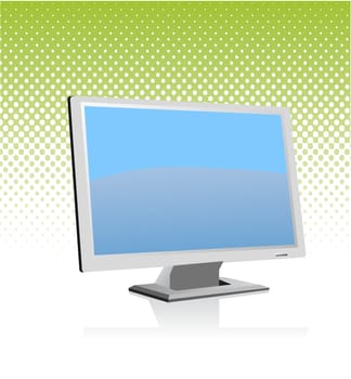 Plasma LCD TV illustration