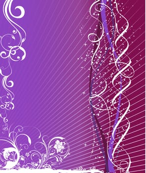 floral background illustration