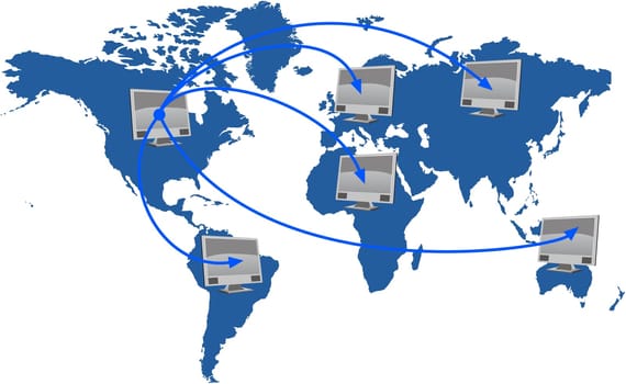 world network illustration