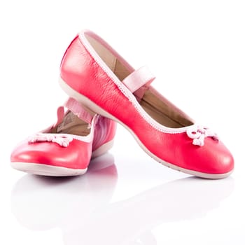 children's shoes isolated on a white background