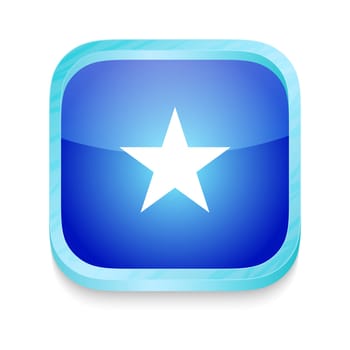 Smart phone button with Somalia flag