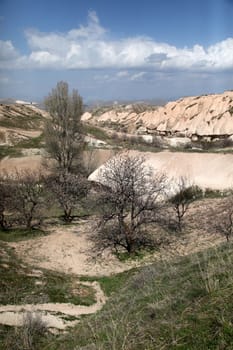 Landscape in Cappadocia