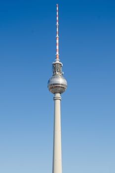 Fernsehturm is a television tower in the city centre. The tower was constructed between 1965 and 1969 by the administration of the German Democratic Republic. With its height of 368 meters, it is the tallest structure in Germany.