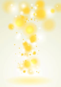 Abstract yellow shiny background. Vector design eps 10