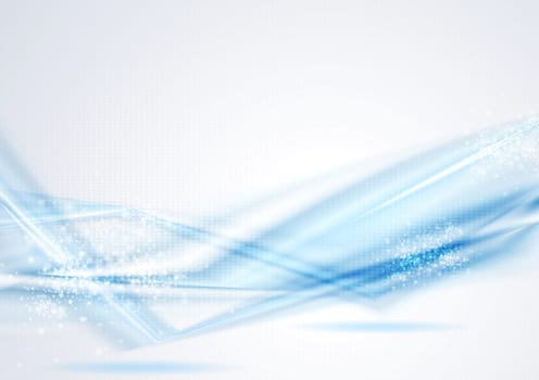 Abstract blue tech background. Vector design eps 10