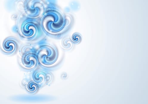 Abstract blue elegant card design. Vector background eps 10