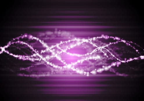 Shiny purple waves background. Vector design eps 10