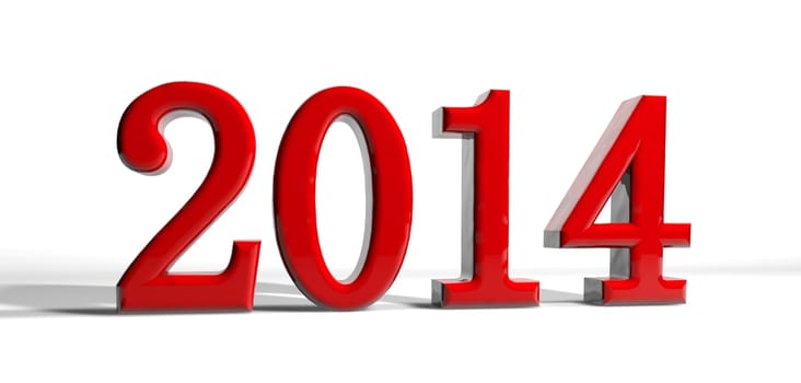 new year number 2014