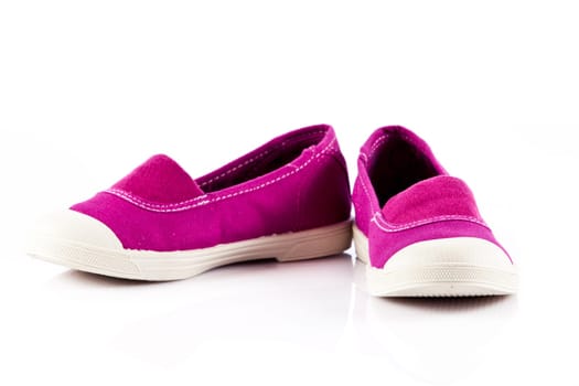 children's shoes isolated on a white background