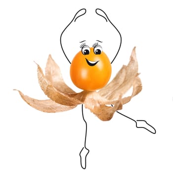 Cheerful Ballerina,Physalis