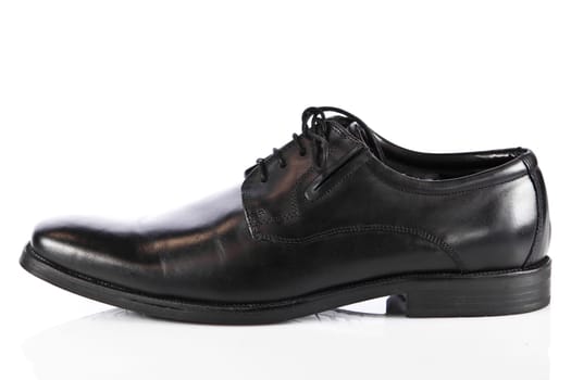 man's shoes isolated on white background. Male fashion with shoes on white