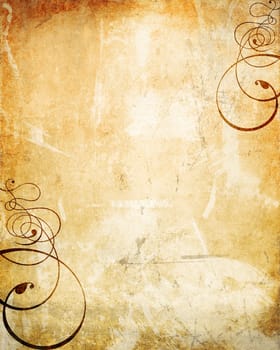 Abstract Old Wall Decoration