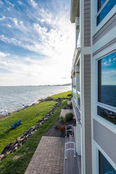 Luxury residential building on near the shore of Lake Superior